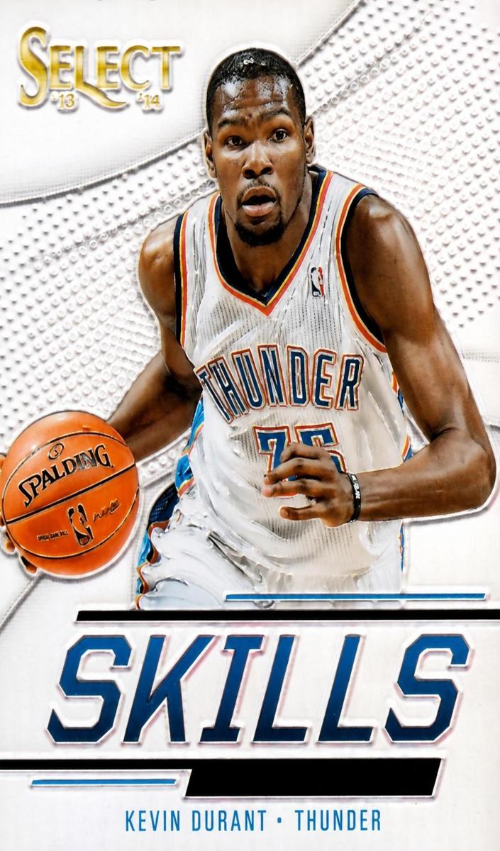 2013 Panini Select Kevin Durant [Silver] #15 card