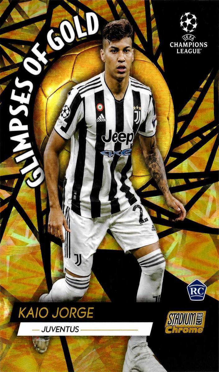 2021 Topps Stadium Club Chrome UEFA Champions League Kaio Jorge #GG-KJ card