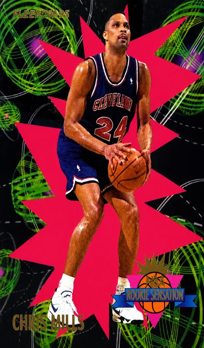 1994 Fleer Chris Mills #17 card