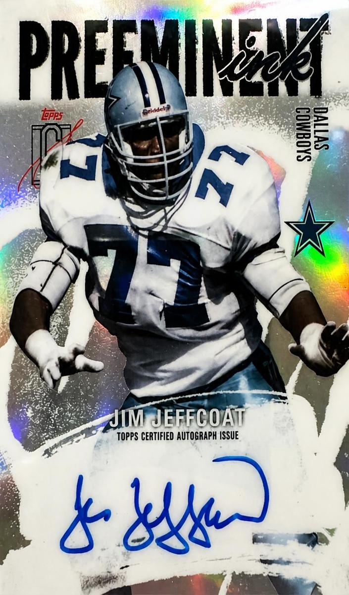 Jim Jeffcoat 2025 Topps Signature Class Preeminent Ink Football