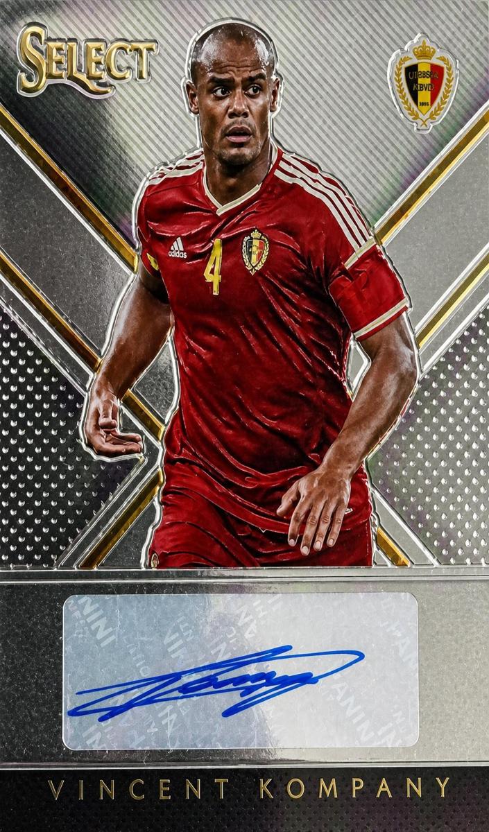 2015 Panini Select Vincent Kompany [Purple] #45 card