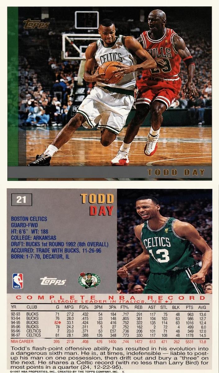 1997 Topps Todd Day #21 card