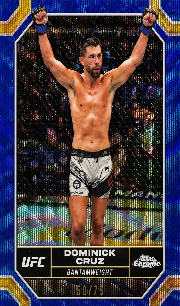 2024 Dominick Cruz [Blue Wave Refractor] #60