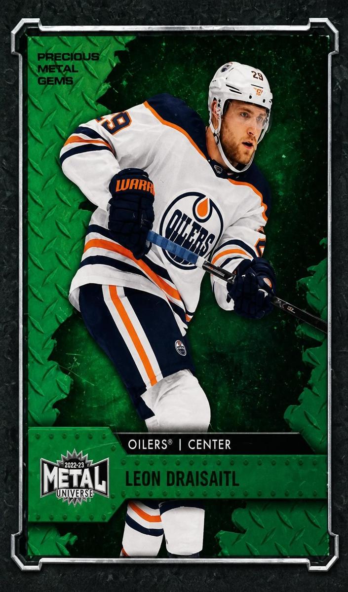 2020 Skybox Metal Universe Leon Draisaitl [Gold] #29 card