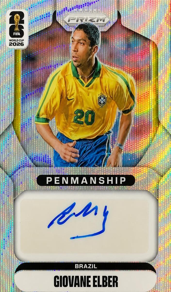 2026 Panini Prizm FIFA World Cup Giovane Elber [Wave] #P-GE card