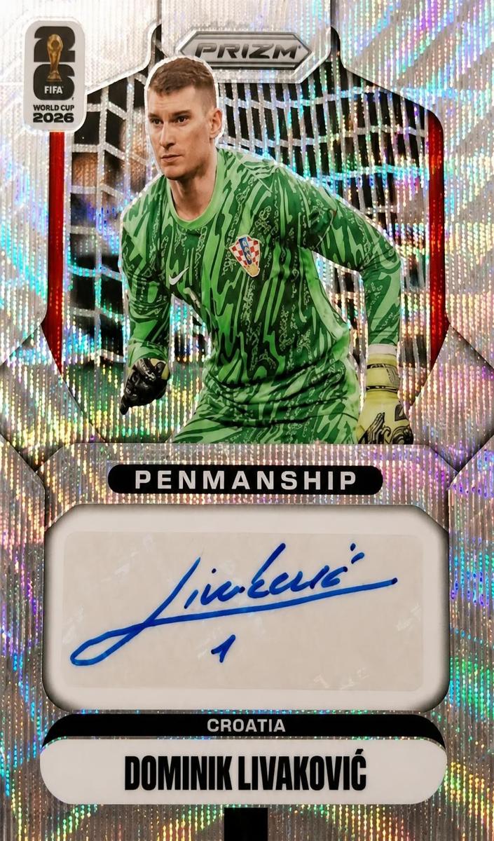 2026 Panini Prizm FIFA World Cup Dominik Livakovic [Wave] #P-DLC card