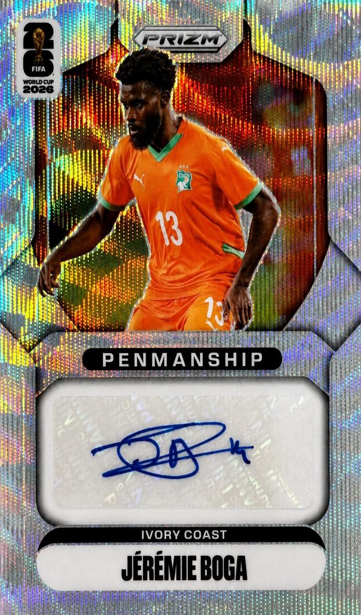 2026 Panini Prizm FIFA World Cup Jeremie Boga [Wave] #P-JB card