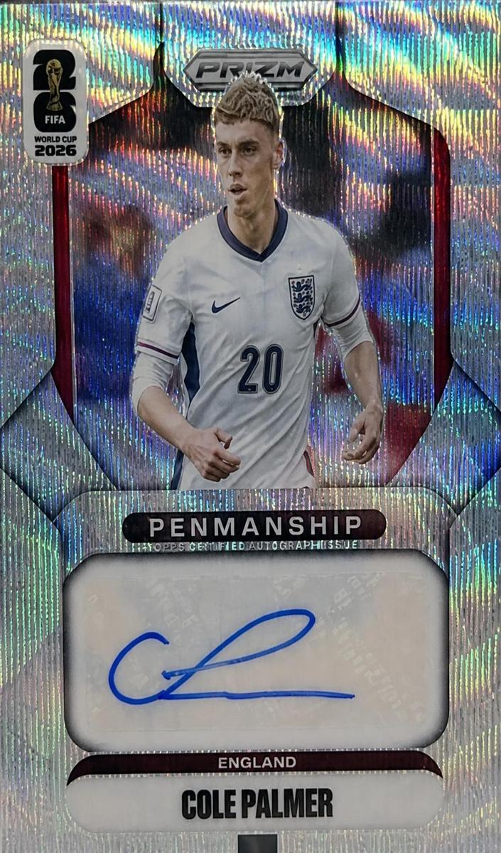 2026 Panini Prizm FIFA World Cup Cole Palmer [Wave] #P-CP card