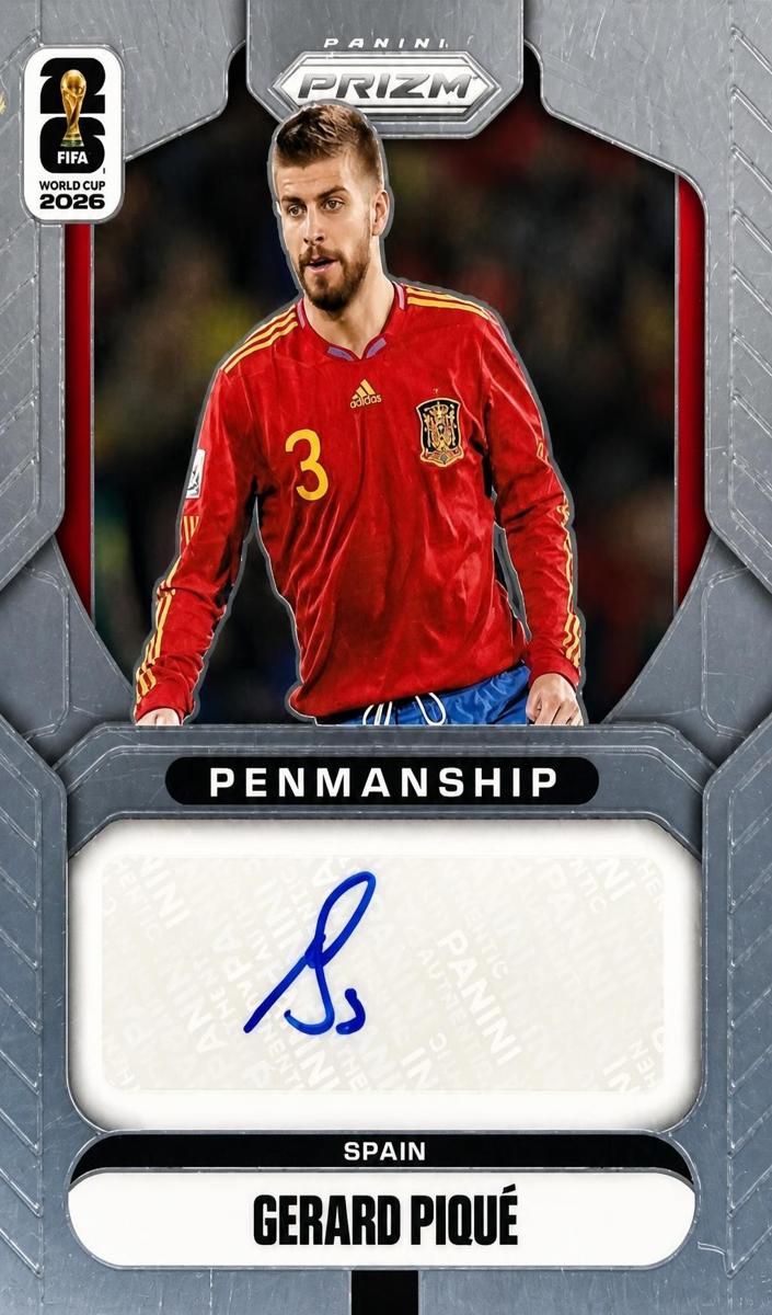 2026 Panini Prizm FIFA World Cup Gerard Pique #P-GP card