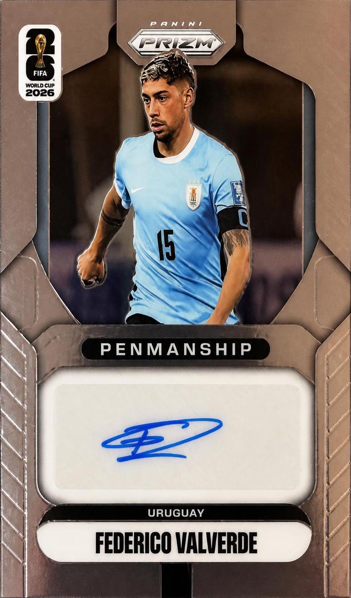 2026 Panini Prizm FIFA World Cup Federico Valverde #P-FV card