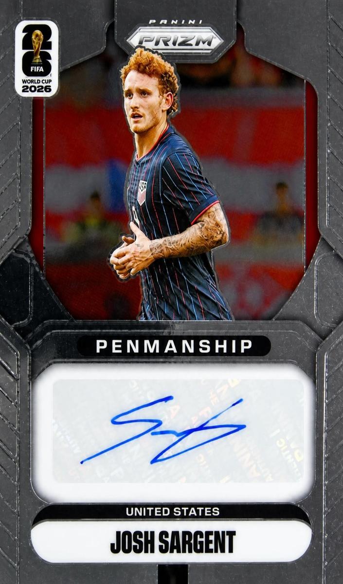 2026 Panini Prizm FIFA World Cup Josh Sargent #P-JS card
