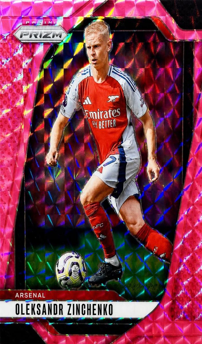 2024 Panini Prizm Premier League Oleksandr Zinchenko [Pink Mosaic] #36 card