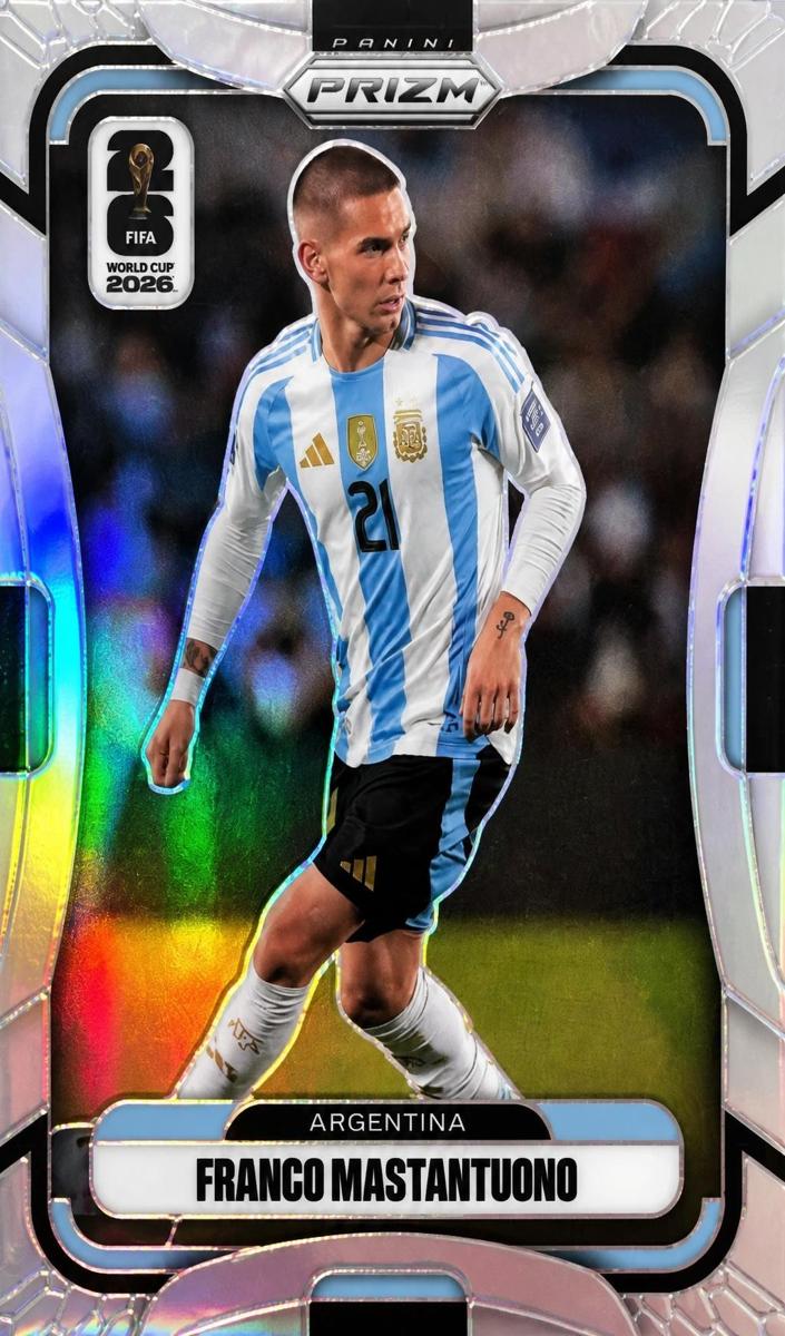 2026 Panini Prizm FIFA World Cup Franco Mastantuono [Silver] #20 card