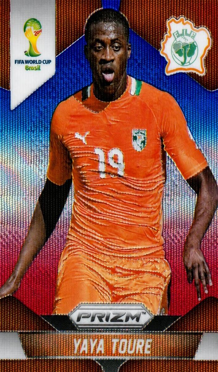 2014 Yaya Toure [Blue and Red Wave] #59