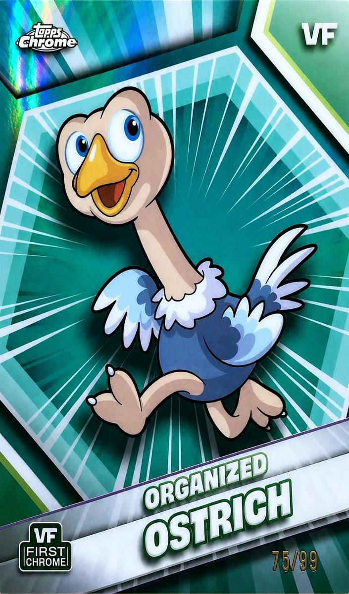 2026 Organized Ostrich [VF Green Refractor] #130