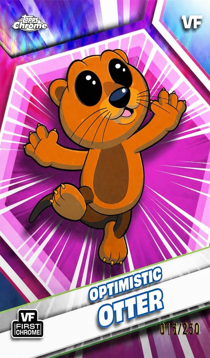2026 Optimistic Otter [Pink Refractor] #129