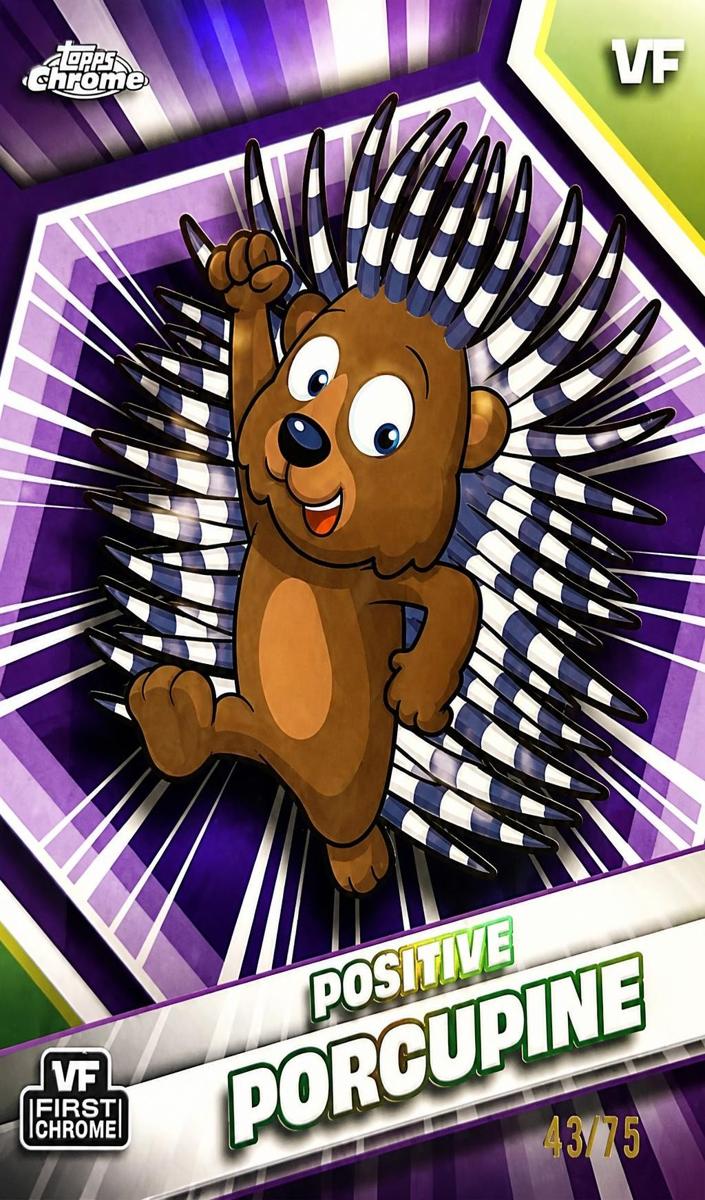2026 Positive Porcupine [Purple Refractor] #139