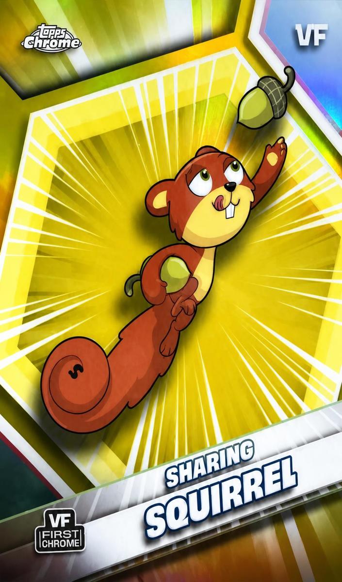 2026 Sharing Squirrel [Yellow Refractor] #156
