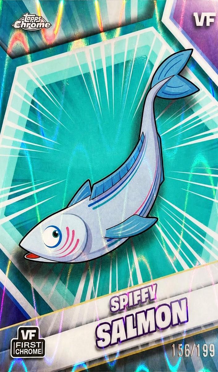 2026 Spiffy Salmon [Black Refractor] #161