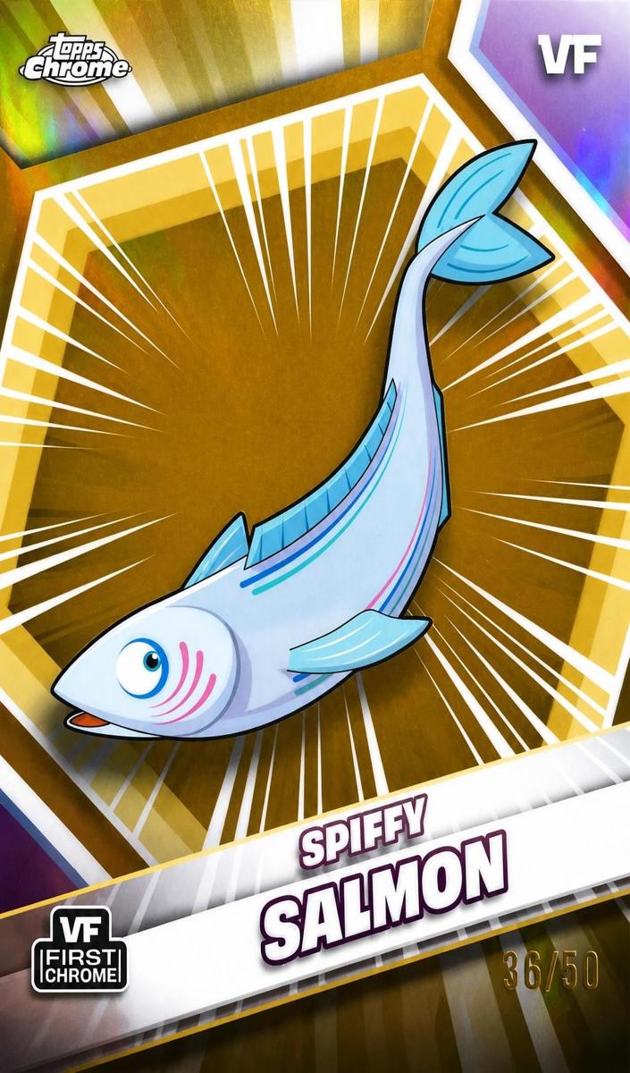 2026 Spiffy Salmon [Gold Refractor] #161