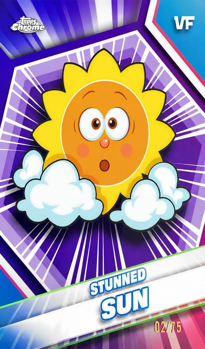 2026 Stunned Sun [Purple Refractor] #165
