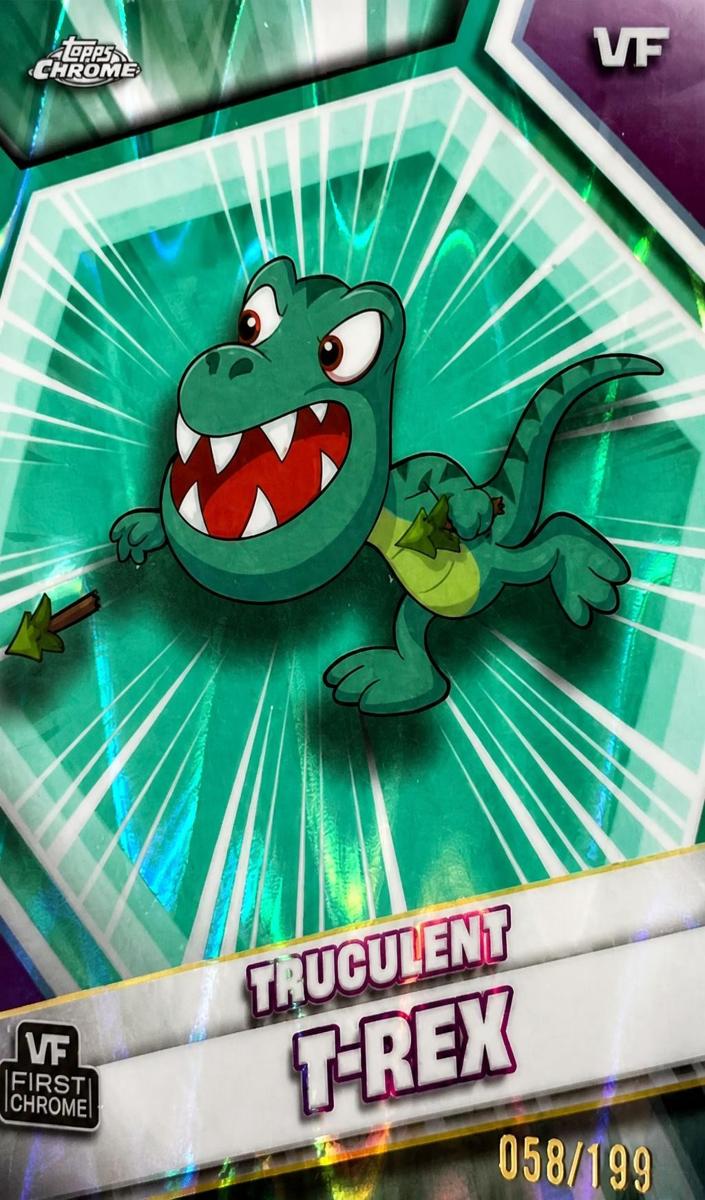 2026 Truculent T-Rex [Aqua RayWave Refractor] #182