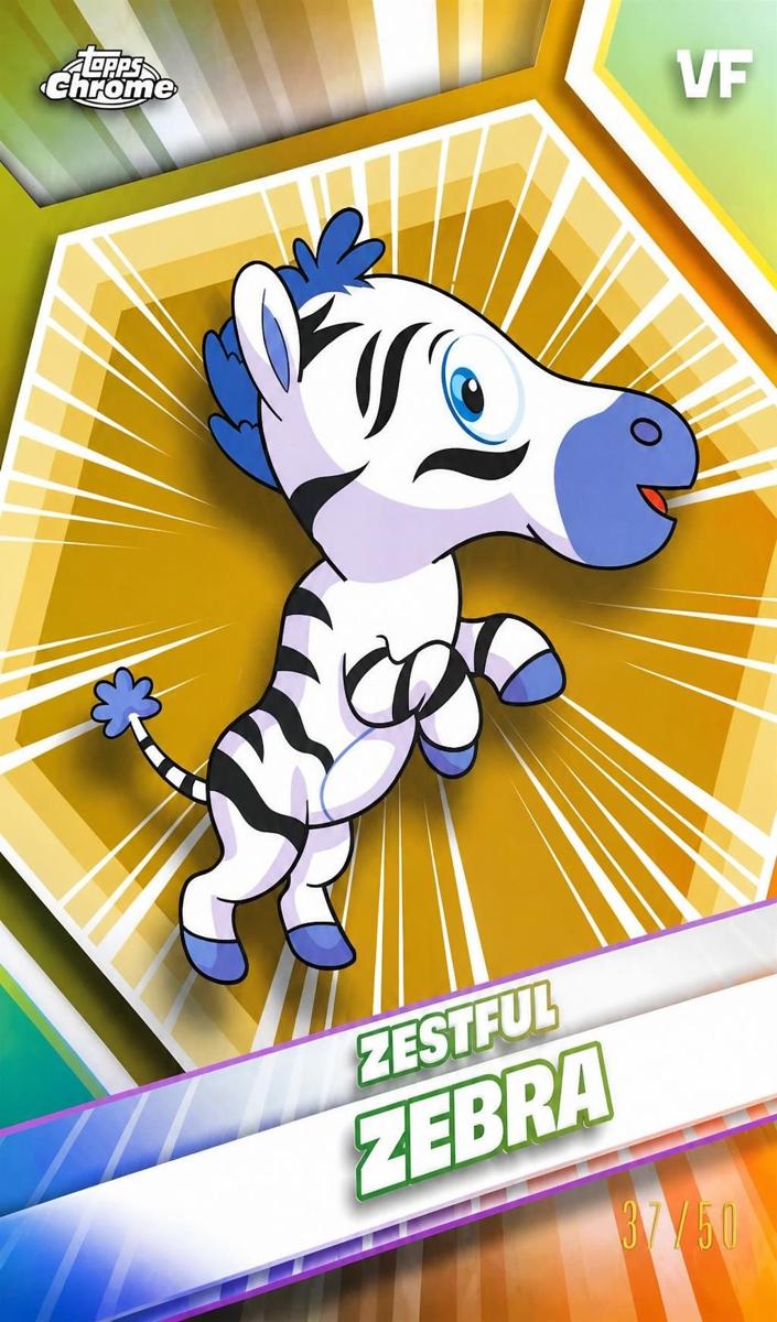 2026 Zestful Zebra [Yellow Refractor] #199