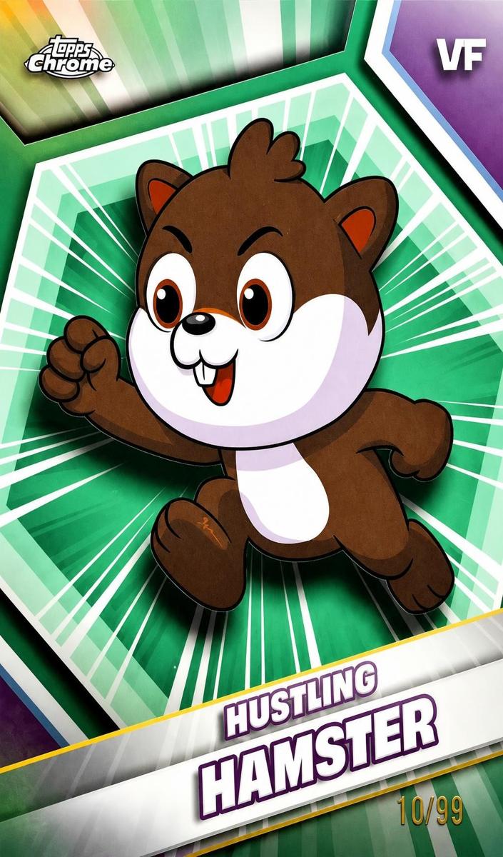 2026 Hustling Hamster [VF Green Refractor] #100
