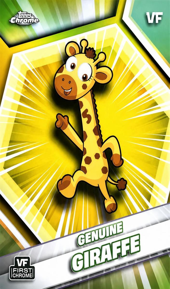 2026 Genuine Giraffe [Yellow Refractor] #81