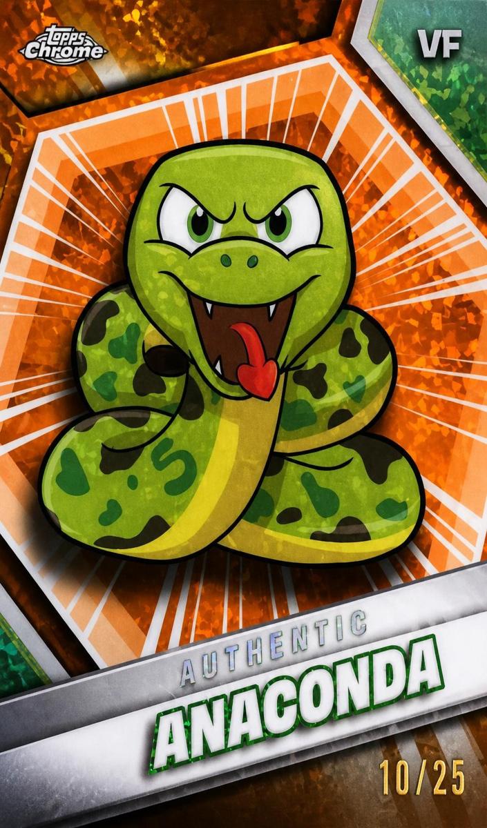 2026 Authentic Anaconda [Orange Mini-Diamond Refractor] #24