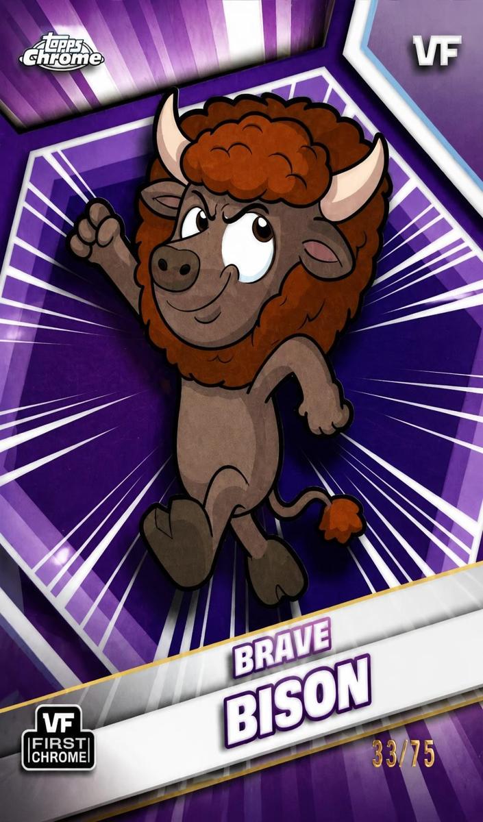 2026 Brave Bison [Purple Refractor] #37