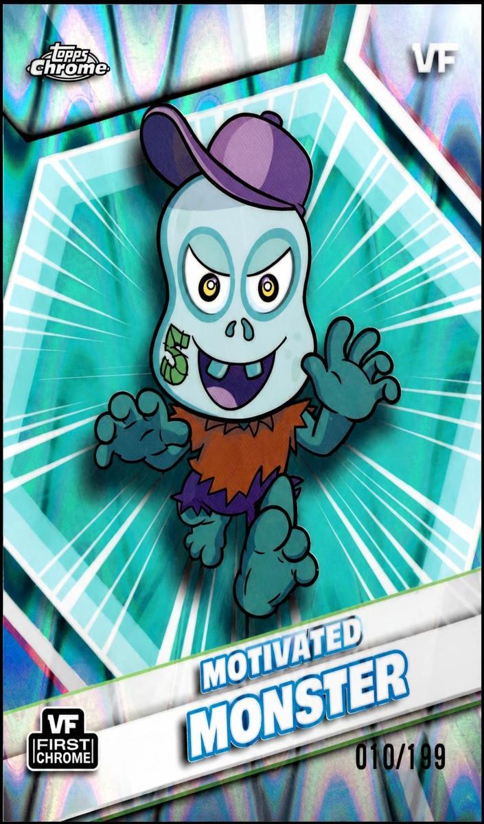 2026 Motivated Monster [Aqua RayWave Refractor] #5