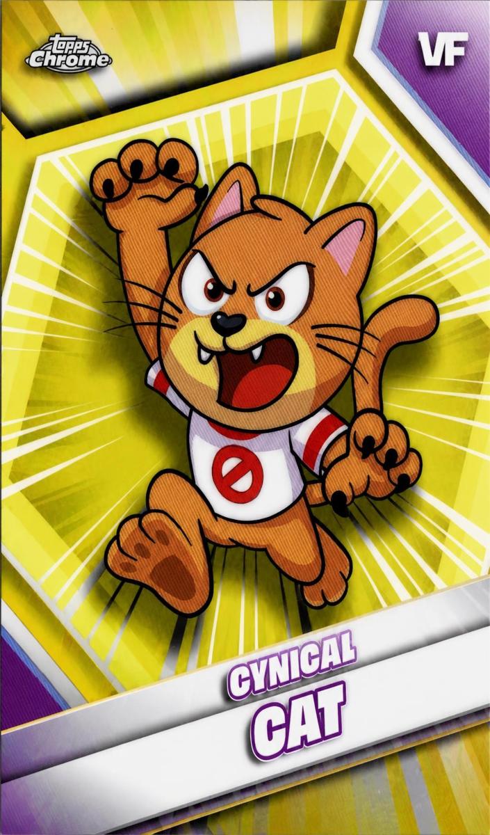 2026 Cynical Cat [Yellow Refractor] #1