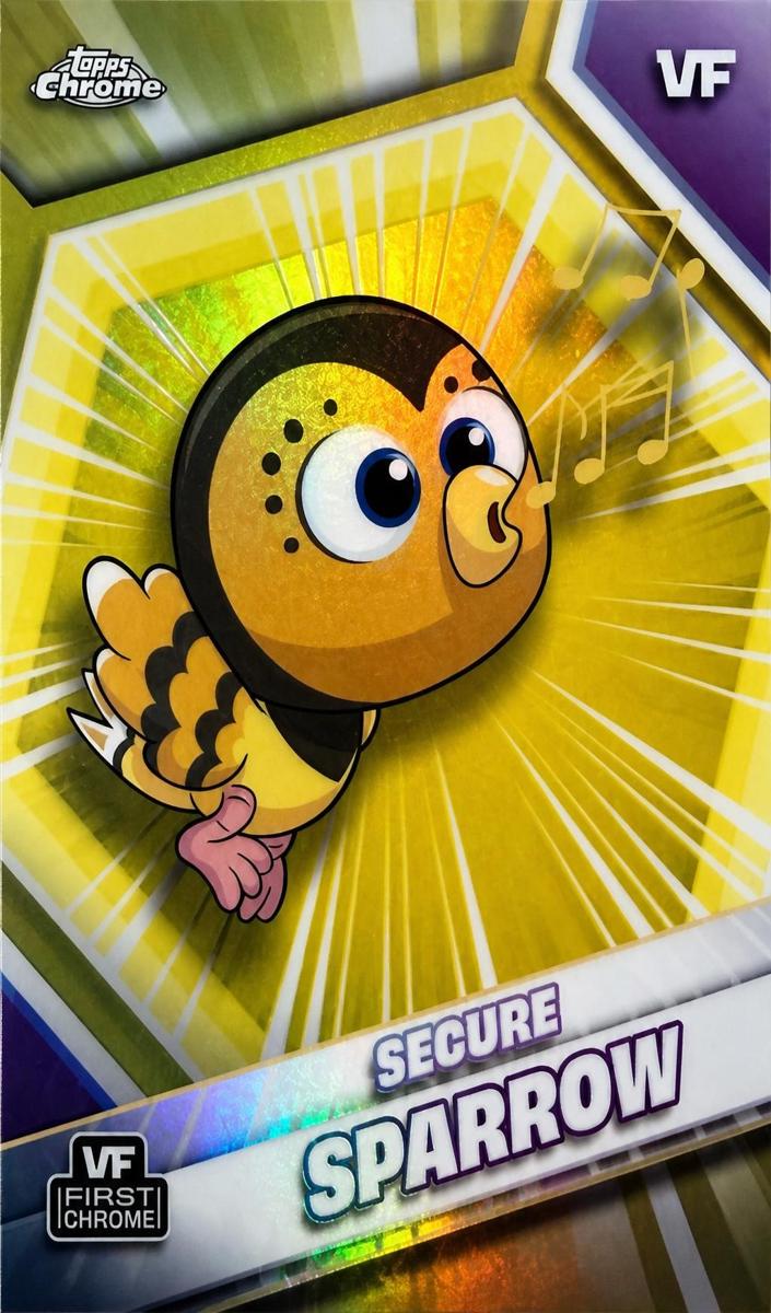 2026 Secure Sparrow [Yellow Refractor] #149