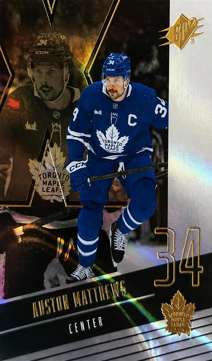 2025 SPx Auston Matthews [Gold] #35 card