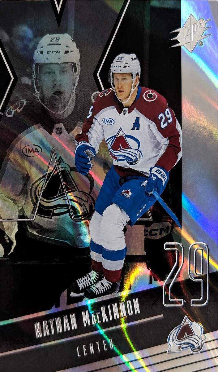 2025 SPx Nathan MacKinnon [Gold Spectrum] #48 card