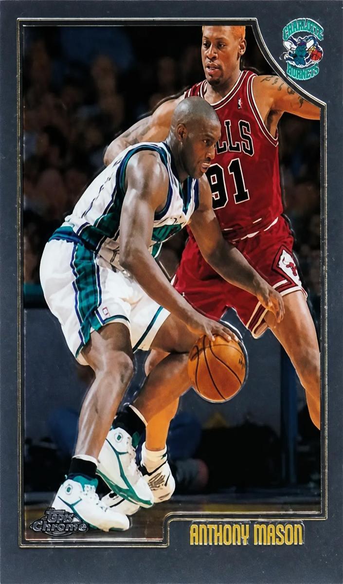 1998 Topps Chrome Anthony Mason #107 card