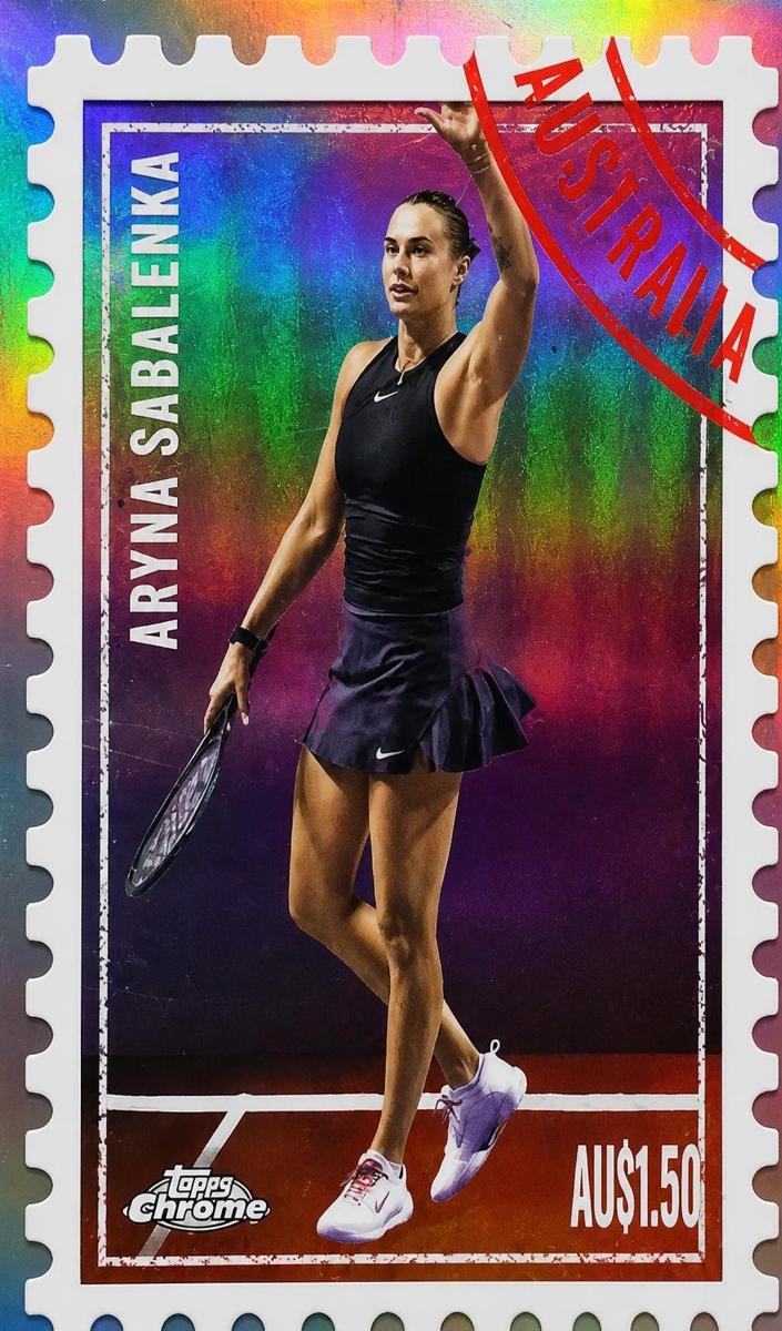 2025 Topps Chrome International Postage Aryna Sabalenka #ITP-10 card