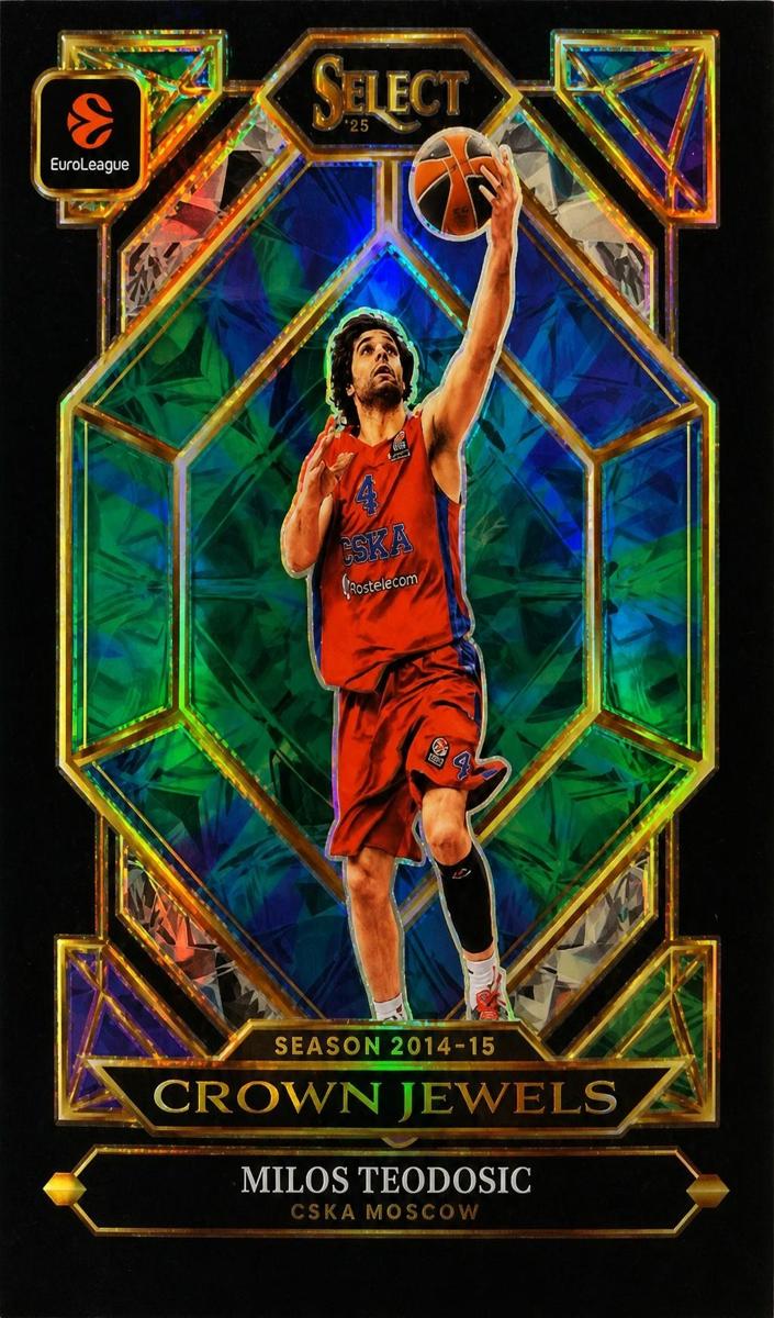 2025 Panini Select EuroLeague Milos Teodosic #15 card