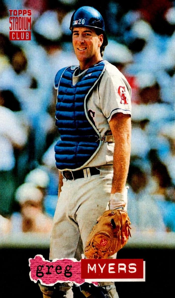 1992 Topps Stadium Club Greg Myers #468 card