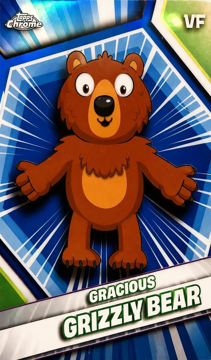 2026 Gracious Grizzly Bear [Blue Refractor] #87