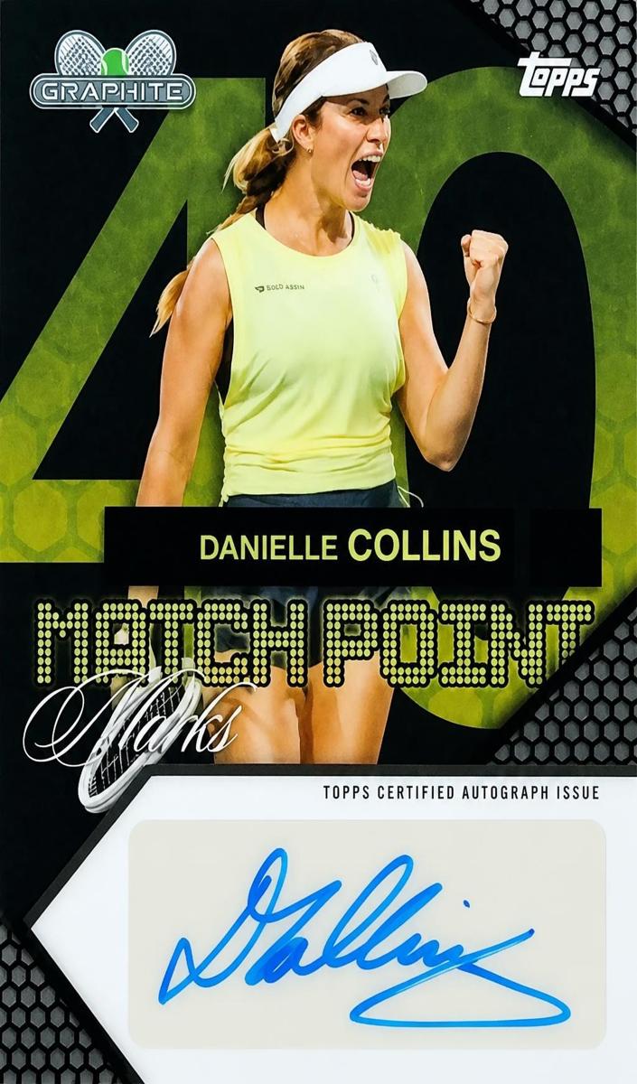 2026 Topps Graphite Danielle Collins #MPM-DC card