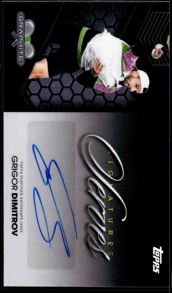 2026 Topps Graphite Grigor Dimitrov #SIS-GD card