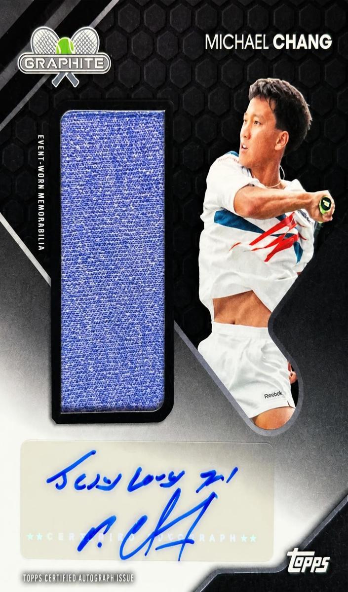 2026 Topps Graphite Michael Chang #GSR-MCG card