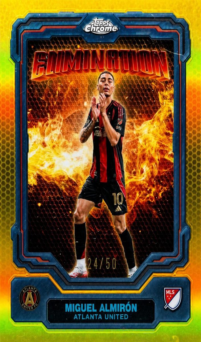 2025 Miguel Almiron [Gold Refractor] #EL-2