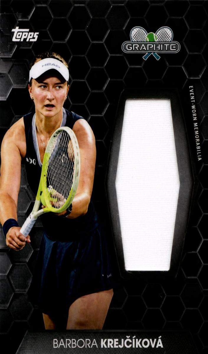 2026 Topps Graphite Relic Barbora Krejcikova #GR-BK card