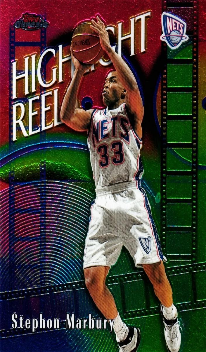 1999 Topps Chrome Stephon Marbury #HR1 card