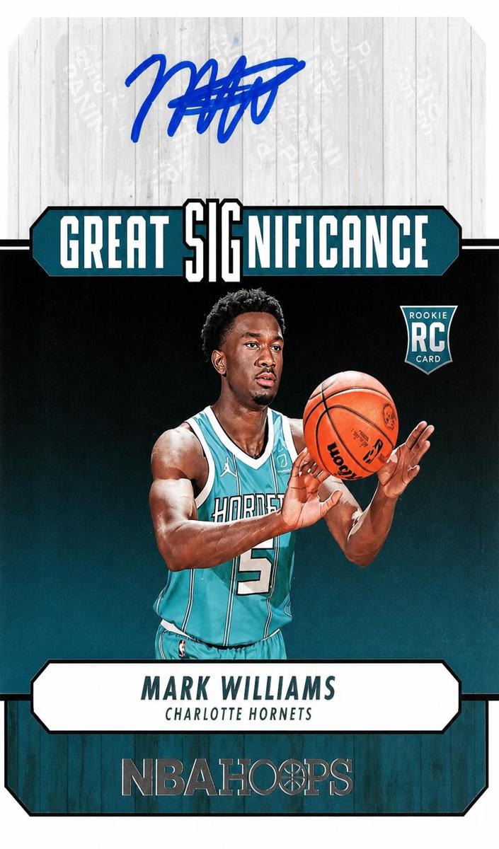 2022 Panini Hoops Mark Williams #GS-MKW card
