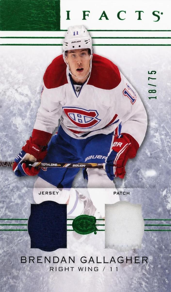 2014 Upper Deck Artifacts Brendan Gallagher #2 card
