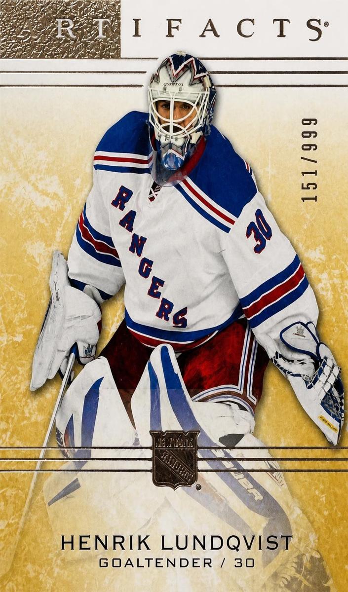 2014 Upper Deck Artifacts Henrik Lundqvist [Ruby] #101 card